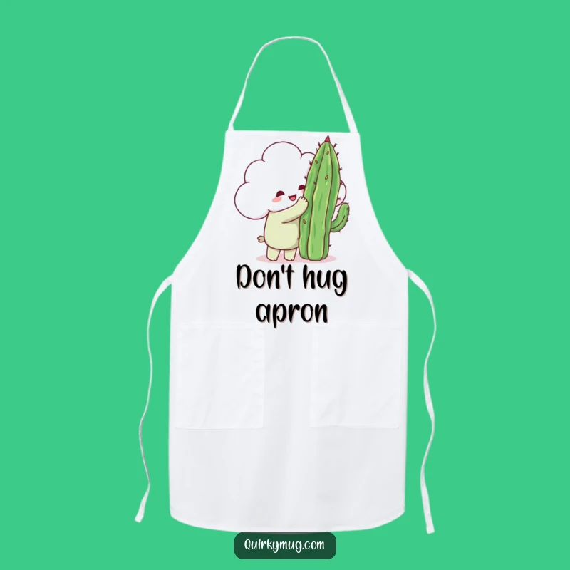 Funny Cloud Cactus Hug Apron - Kitchen Charm & Perfect Gift