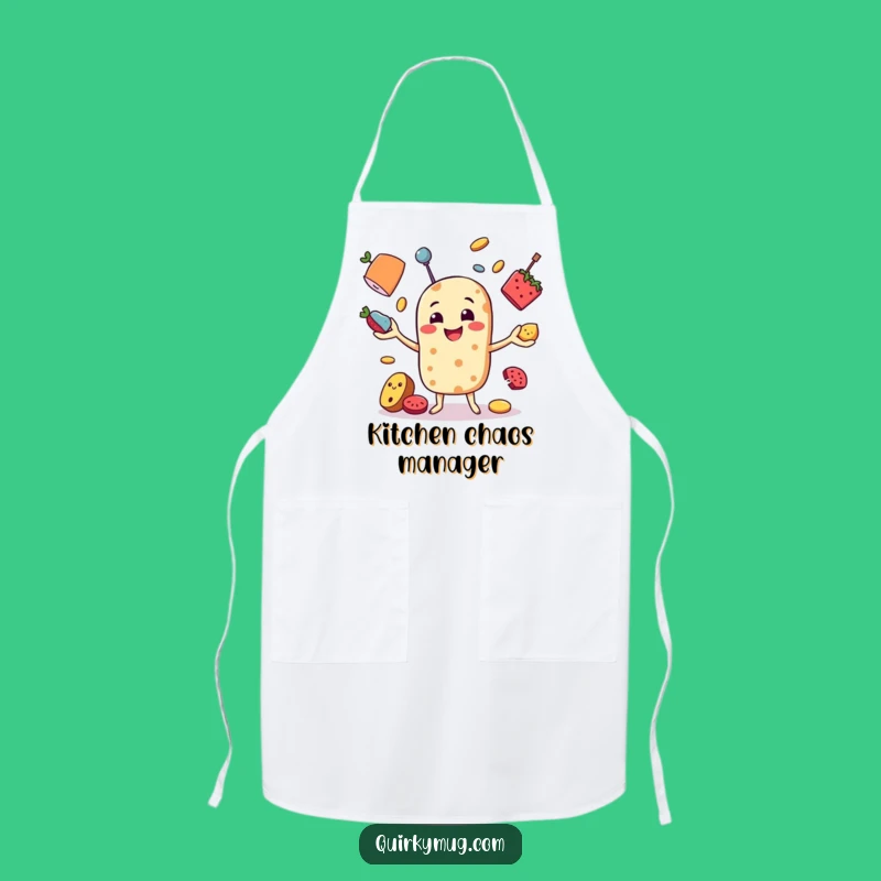 Funny Food Juggler Apron: Hilarious Kitchen Wear for Messy Cooks and Laughing Chefs