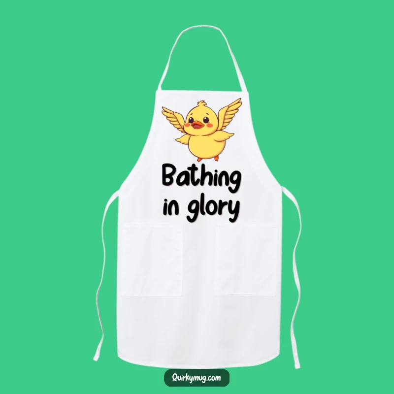 Funny Rubber Duck Apron: Cook Up Some Laughs with this Flight Attempt Gift
