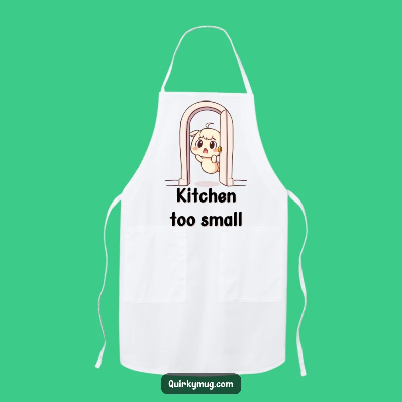 Funny Stuck Character Apron: Cook with Comical Flair!