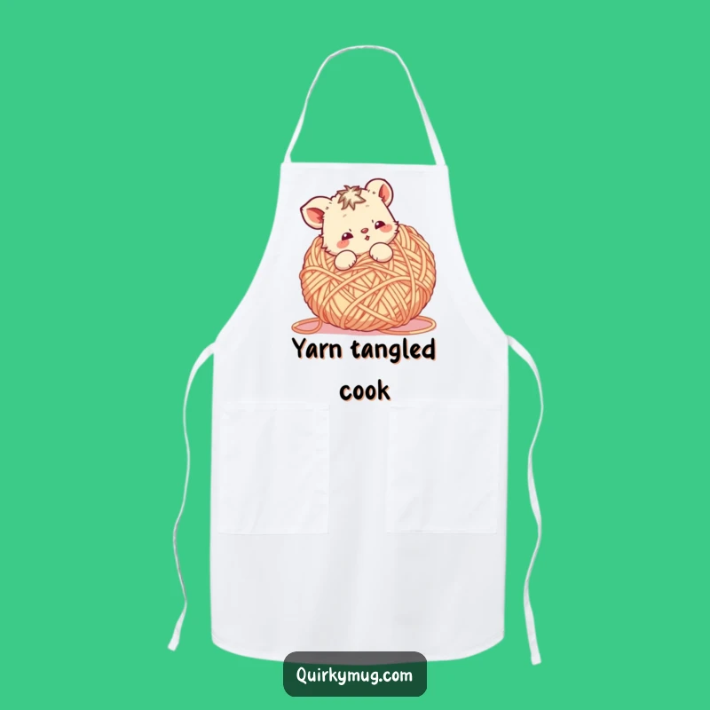 Funny Yarn Animal Apron: Craft with Comedy, Fantastic Funny Gift!
