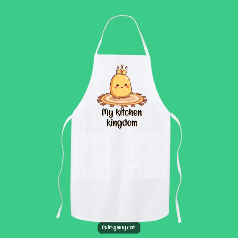 Funny Potato Chef Apron: Royal Kitchen Fun, Foodie Gift