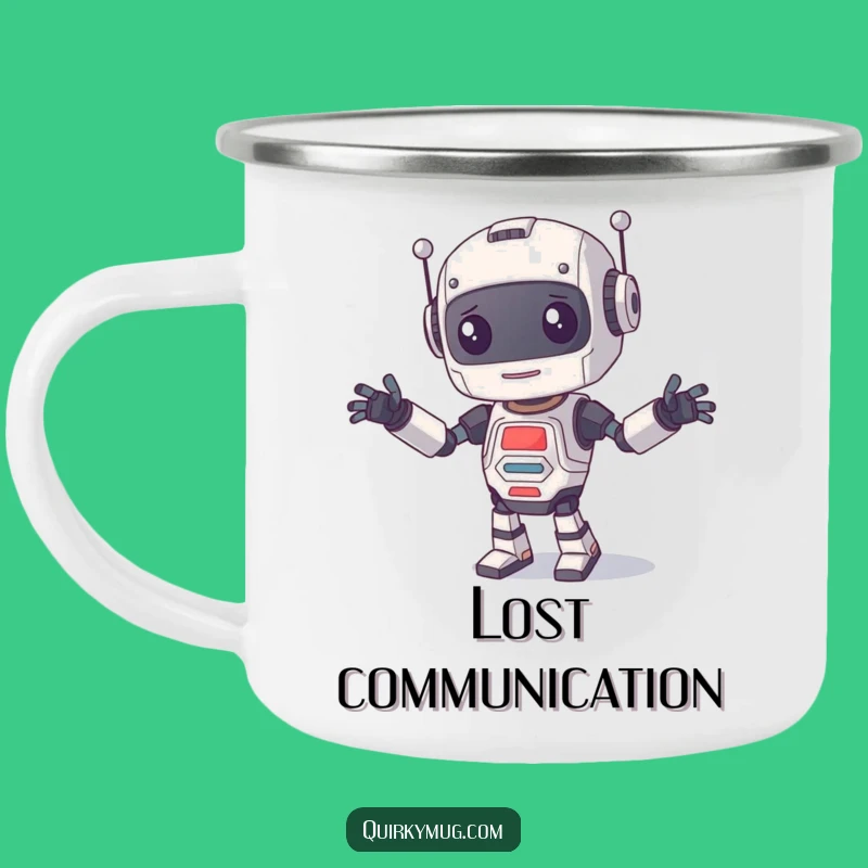 Funny Robot Dance Camping Mug: Durable Humor for Outdoor Adventures