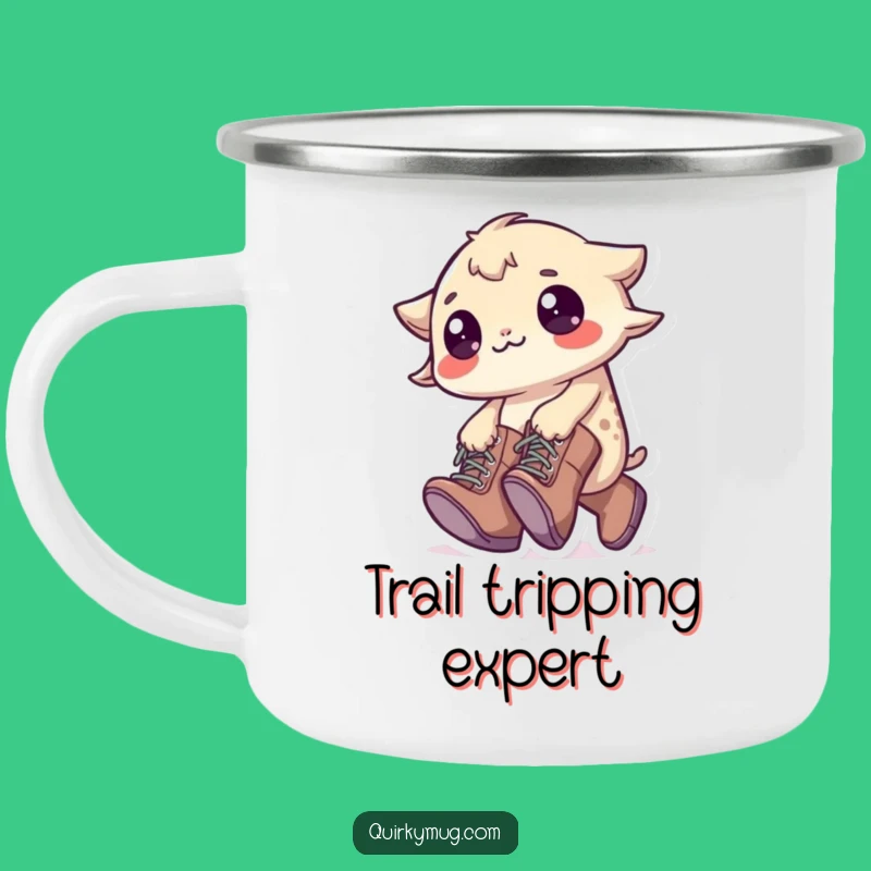 Funny Tripping Creature Camp Mug: Adventure with a Wobble, Hilarious Funny Gift!
