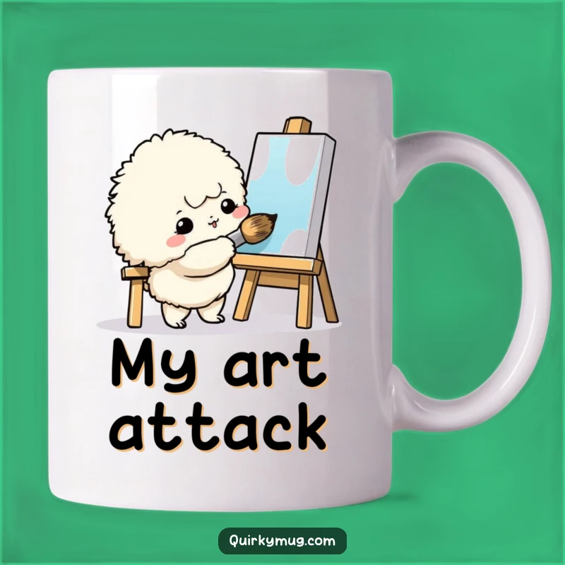 Funny Art Creature Mug: Masterpiece in Progress, Hilarious Funny Gift for Artists!