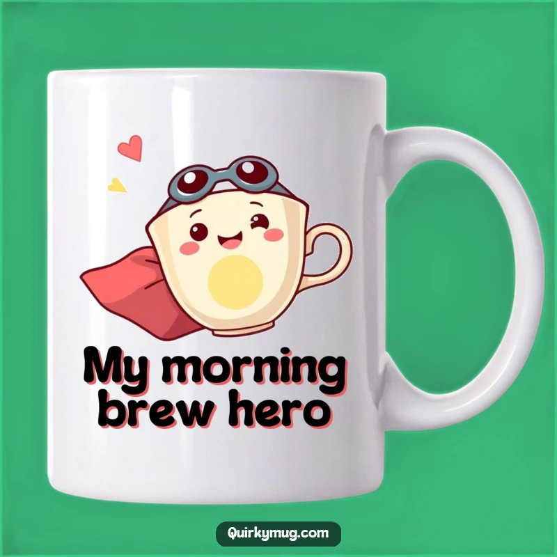Funny Hero Teacup Flying Mug - Perfect Gift for Coffee Lovers Who Need Excitement