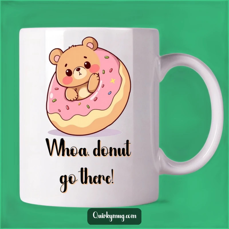Funny Bear & Donut Surprise Mug: A Hilarious Gift for Bear Lovers and Sweet Treat Fans
