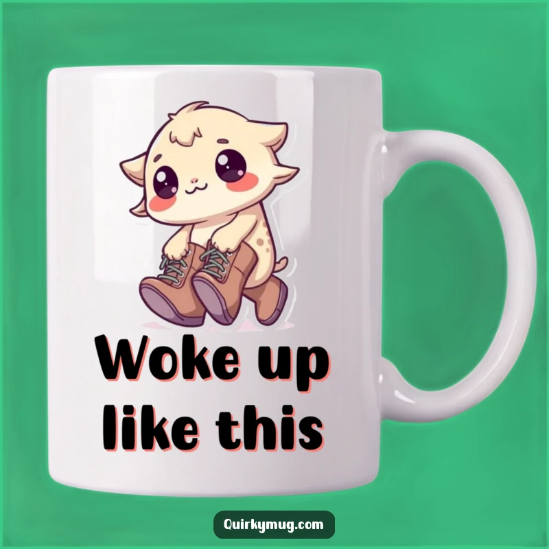 Funny Tripping Creature Mug: A Hilarious Gift for Clumsy Friends and Goofballs!