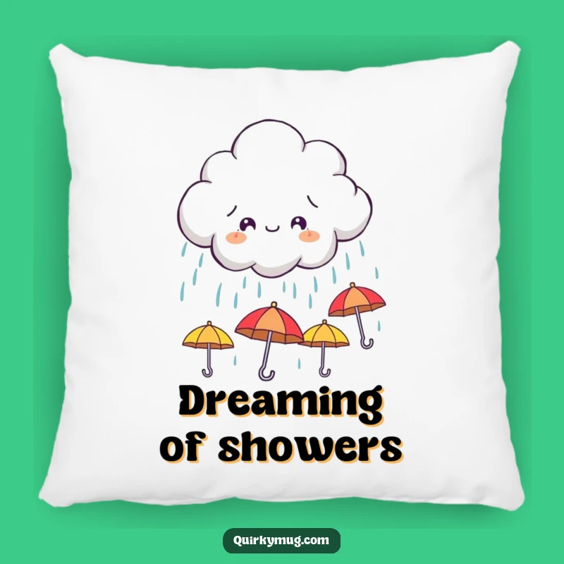 Cute Funny Cloud Pillow - Mischievous Umbrella Cushion Gift