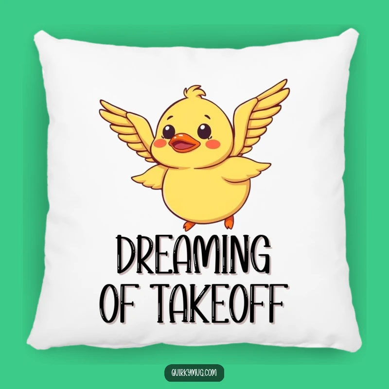 Funny Rubber Duck Pillow: Cozy Flight Comfort - Comfy Funny Gift