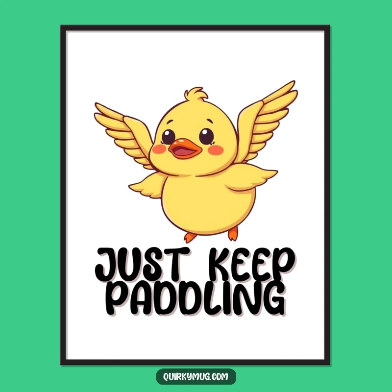 Funny Rubber Duck Digital Art: Instant Flight Download - Hilarious Gift