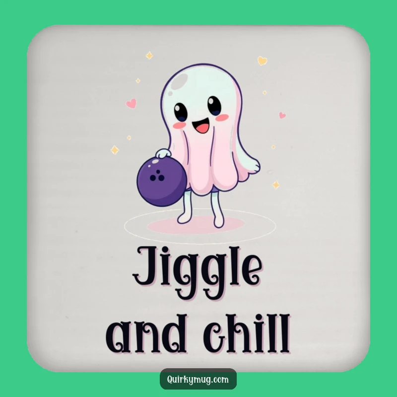 Funny Jelly Coaster: Bowling Balance Protection, Hilarious Gift!