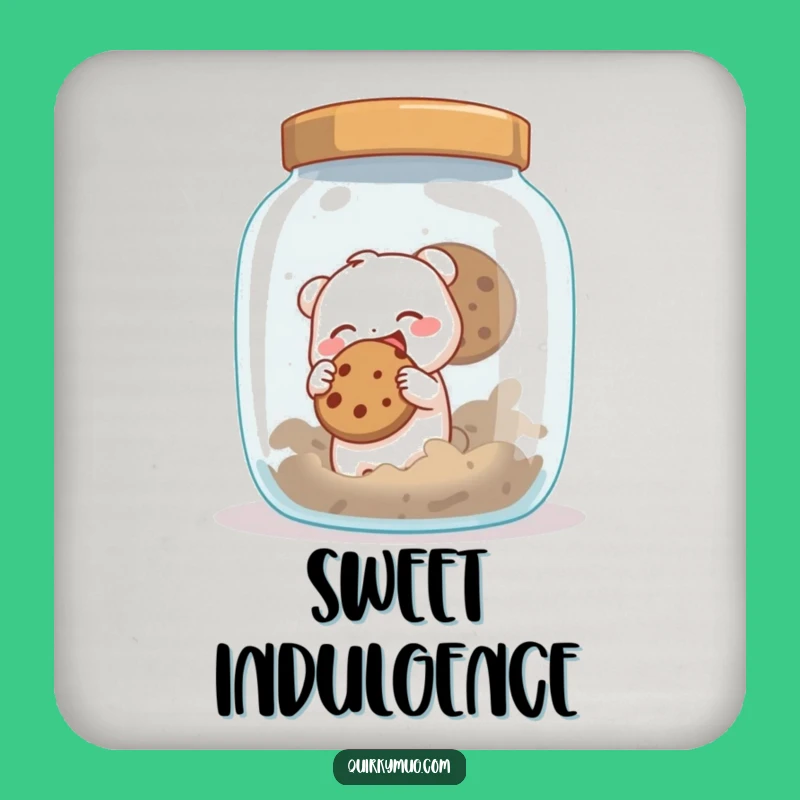 Funny Creature Coaster: Cookie Jar Heist Protection, Perfect Humorous Gift