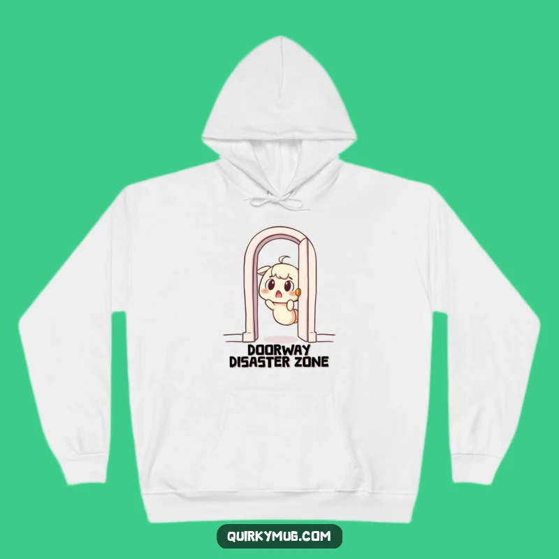 Cozy Funny Stuck Character Hoodie: Warmth for Your Tight Spots