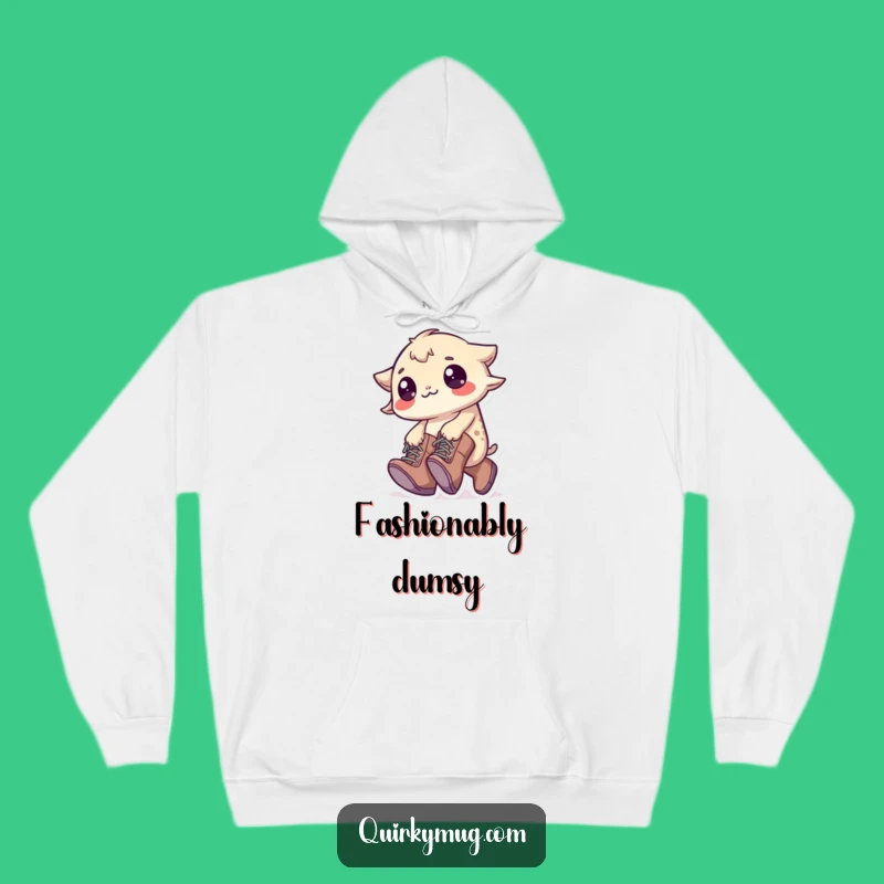 Cozy Funny Tripping Creature Hoodie: Keep Warm and Laugh, Perfect Funny Gift!