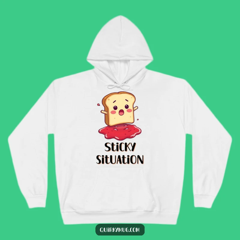 Funny Breakfast Spill Hoodie - Cozy & Comical Sweatshirt, Funny Gift