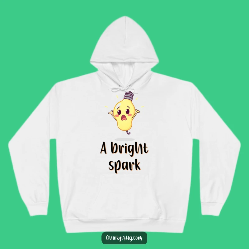 Funny Lightbulb Cartwheel Hoodie - Cozy Glow & Hilarious Gift