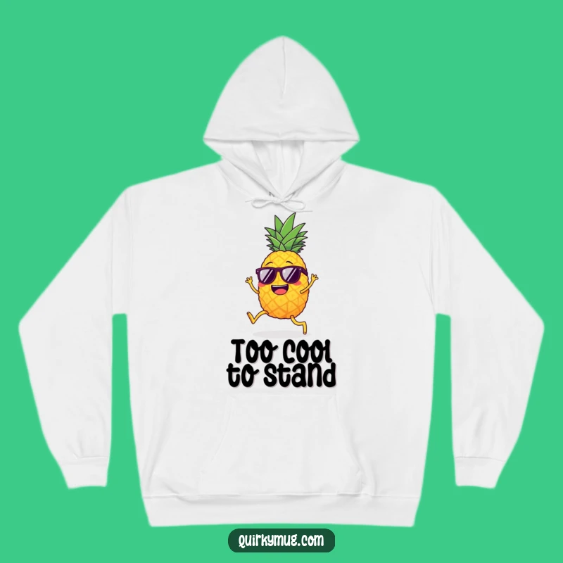 Funny Limbo Pineapple Hoodie: Cozy Giggling Fruit, Ultimate Funny Gift!