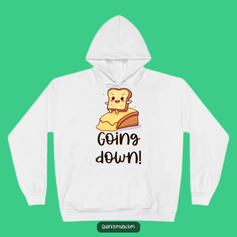 Cozy Funny Kawaii Toast Hoodie: A Hilarious Gift for Breakfast Lovers