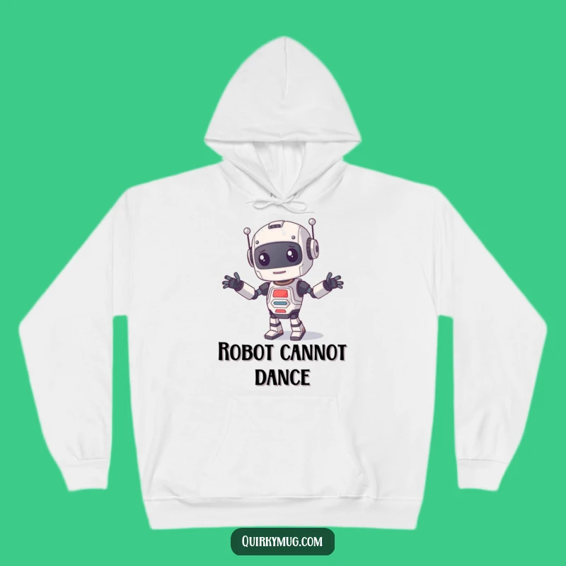 Cozy Funny Robot Dance Hoodie: Stay Warm with Hilarious Robotic Moves