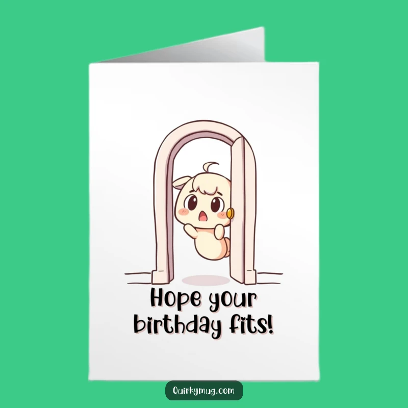 Free Printable Birthday Card: Stuck Character Humor - Funny Birthday Download