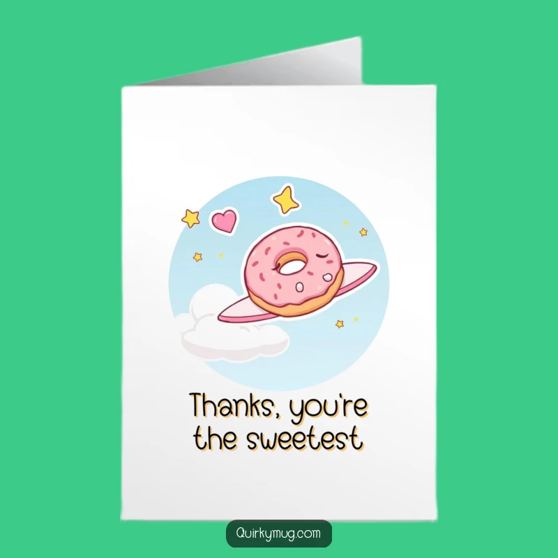 Free Printable Thank You Card: Doughnut Dreams, Sweet Downloadable Gift