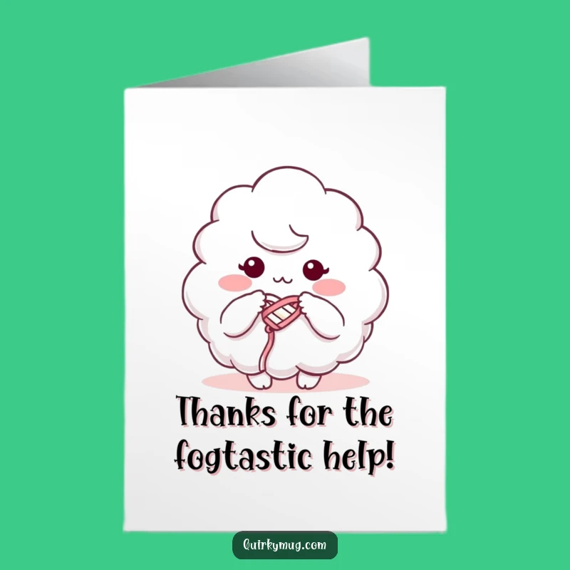 Free Printable Cloud Knitting Thank You Card - Adorable Downloadable DIY Gift for Expressing Gratitude