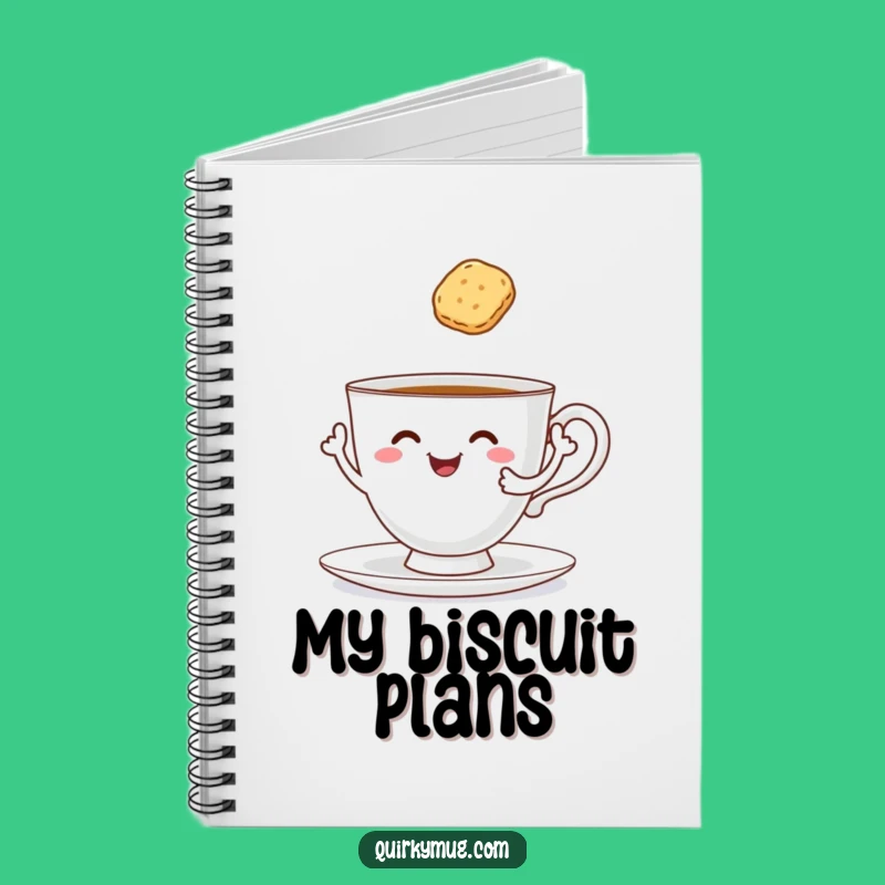 Funny Tea Notebook: Cheerful Teacup Serves Itself, Perfect Journal Gift!