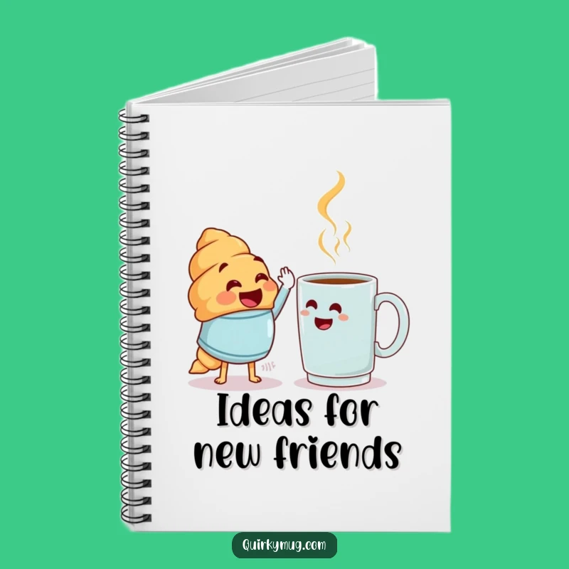 Funny Croissant Notebook: Jot Down Ideas with This Hilarious Funny Gift