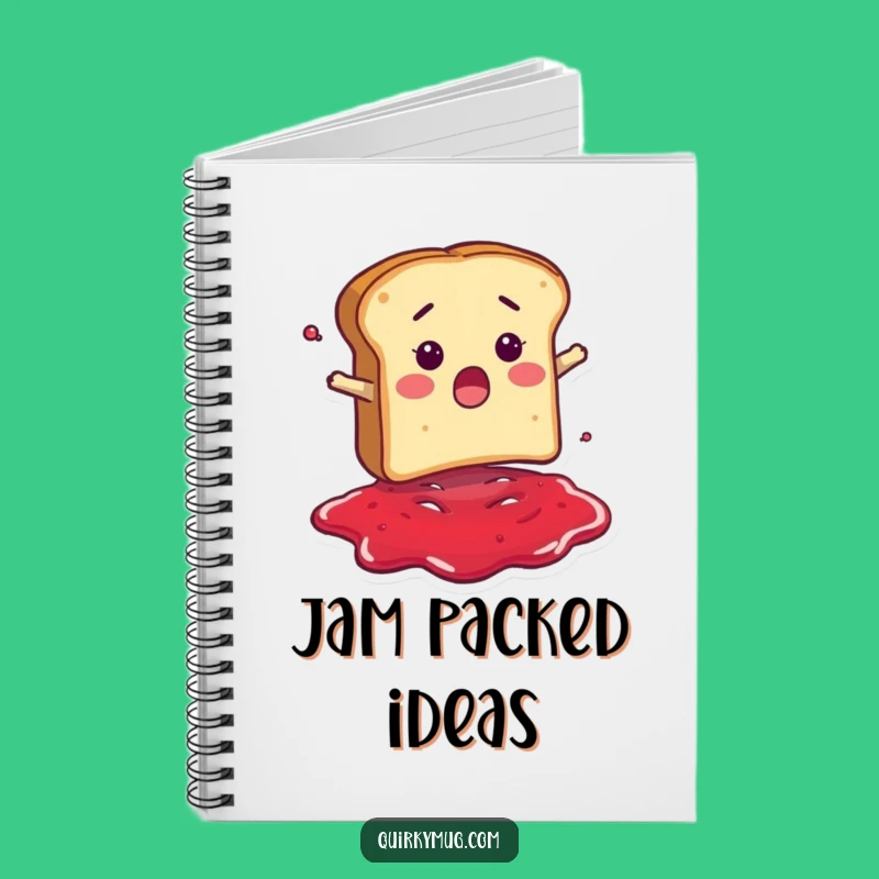 Funny Breakfast Crumbs Journal - Silly Notebook, Perfect Funny Gift