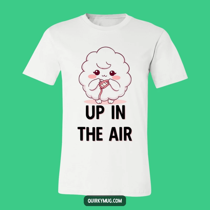 Funny Cloud Knitting Tee: Adorable Humor Shirt for Cozy Creators and Cloud Lovers