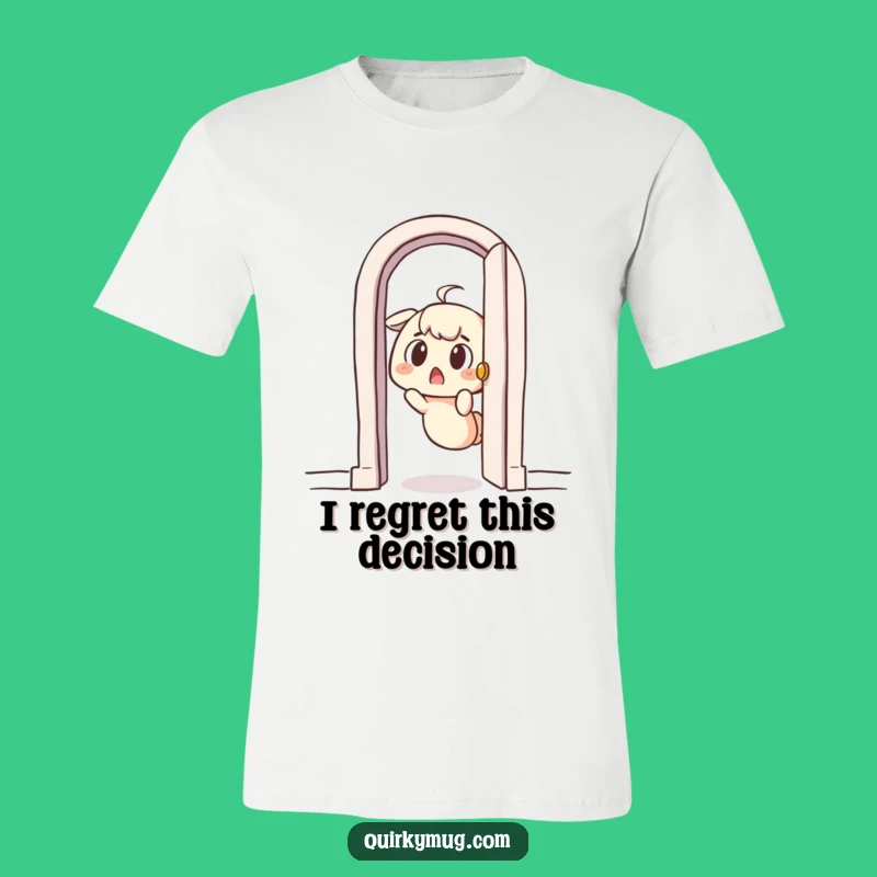 Funny Stuck Character T-Shirt: Wear Your Comical Predicament