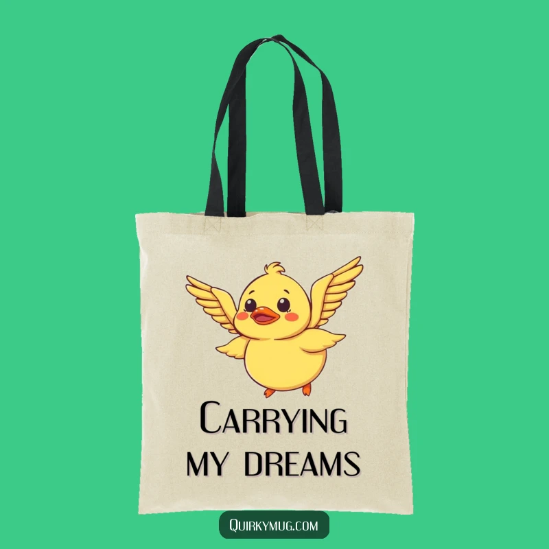 Funny Rubber Duck Tote Bag: Carry Your Dreams with this Hilarious Bag