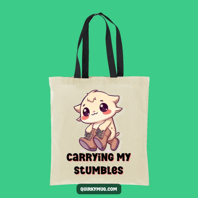 Funny Tripping Creature Tote Bag: Carry Your Chaos with Style, Great Funny Gift!