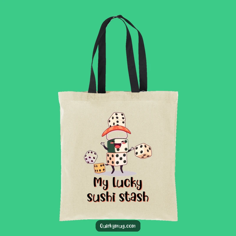 Funny Sushi Juggler Tote Bag: Carry Your Luck and Laughs Everywhere!